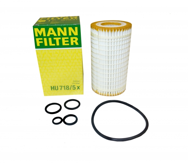 MANN Ölfilter HU718/5x & Dichtungen Mercedes Benz Chrysler Puch